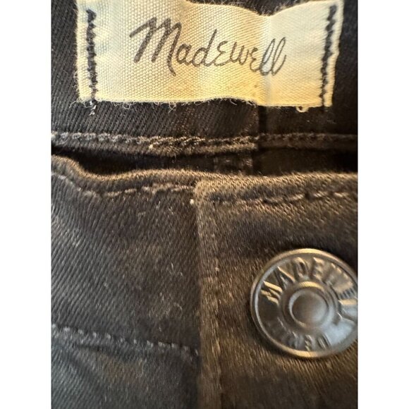 Madewell Black Cali Demi-Boot   Stretch Denim Jeans Women's Size 27 - Picture 2 of 8